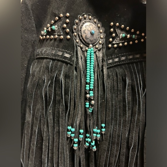 Scully black boar fringe xxl jacket - Picture 7 of 11